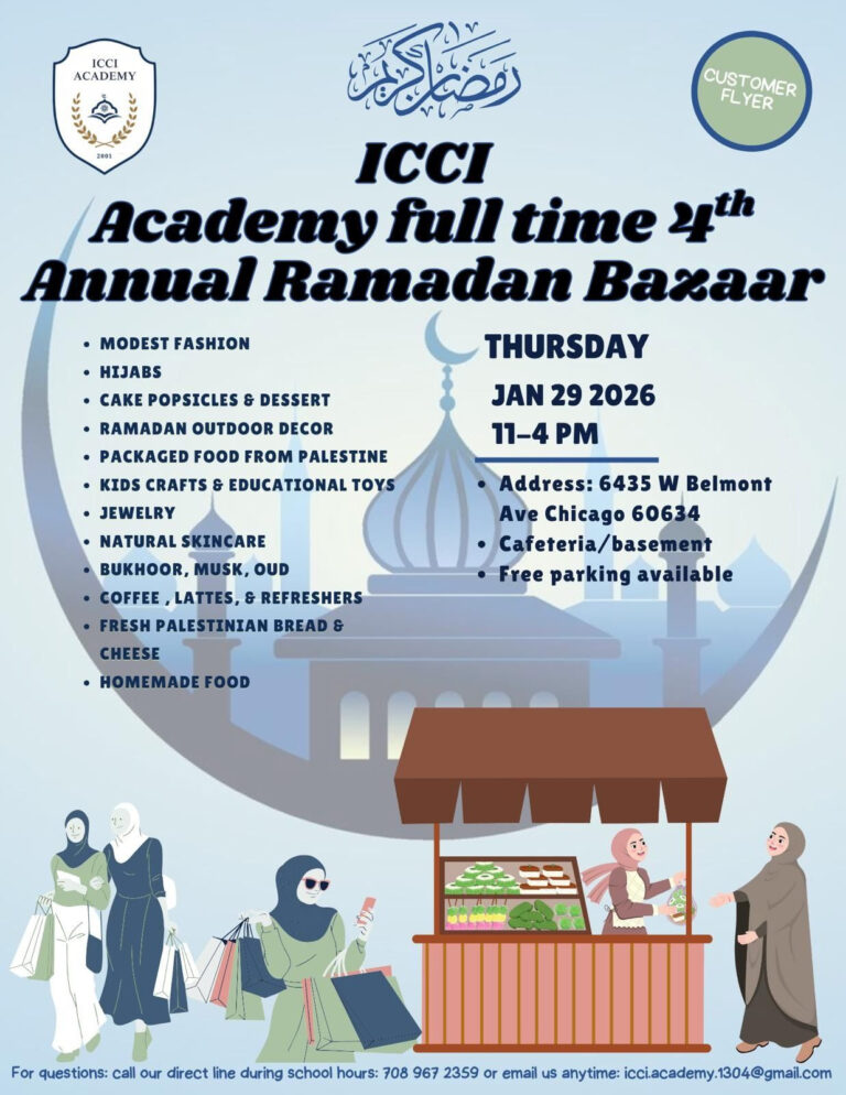 ICCI Academy full time 4th Annual Ramadan Bazaar